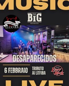Desaparecidos Litfiba Tribute Band @The Big Vicenza