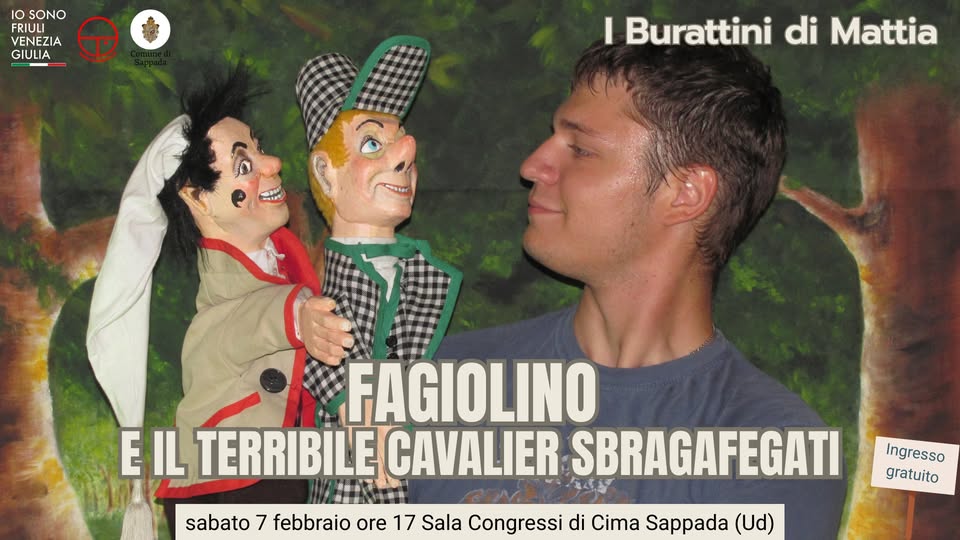 A Sappada I Burattini di Mattia FAGIOLINO E IL TERRIBILE CAVALIER SBRAGAFEGATI - A Sappada I Burattini di Mattia FAGIOLINO E IL TERRIBILE CAVALIER SBRAGAFEGATI - EventiFVG.it