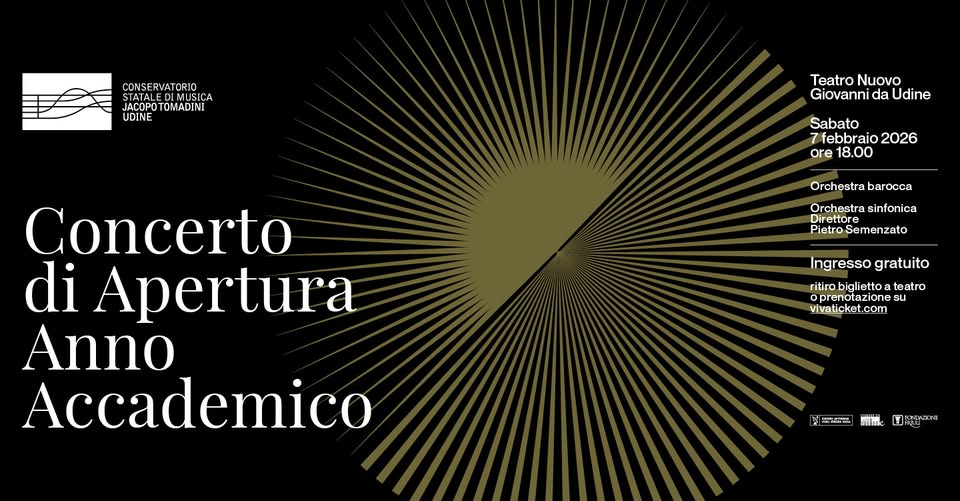 Concerto di inaugurazione dell'anno accademico 2025/2026 - EventiFVG.it