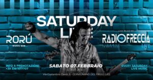 SABATO 07 FEBBRAIO 2026 | SATURDAY LIVE | RADIOFRECCIA TRIBUTE BAND LIGABUE