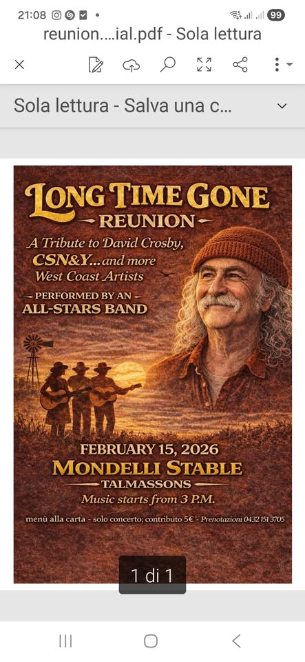 Long Time Gone Reunion - EventiFVG.it