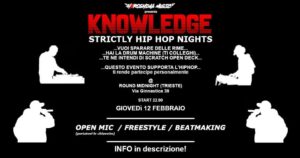 KNOWLEDGE – Strictly Hip Hop Night