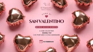 Cena di San Valentino – Sabato 14 Febbraio 26 – Al Bassotto Codroipo (UD)
