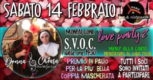LOVE PARTY 2 CARNEVALESCO ALLA S.V.O.C. CON DONNA & CHIARA