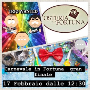 Carnevale In Fortuna col Trio Wanted
