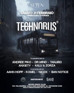 TECHNOBUS | SEVEN DISCO CLUB
