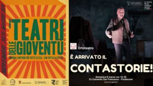 Per i teatri delle gioventù Ortoteatro presenta È ARRIVATO IL CONTASTORIE