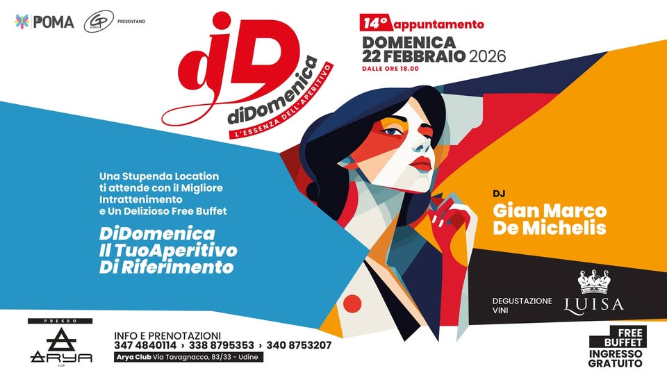 ✨ dDOMENICA @ Arya Club ✨ Domenica 22 Febbraio 🎶🎧 Resident DJ GIAN MARCO DE MICHELIS 🎧🎶 - ✨ dDOMENICA @ Arya Club ✨ Domenica 22 Febbraio 🎶🎧 Resident DJ GIAN MARCO DE MICHELIS 🎧🎶 - EventiFVG.it