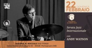 Serata Jazz con Andy Watson | Taverna al Boccale | Portogruaro