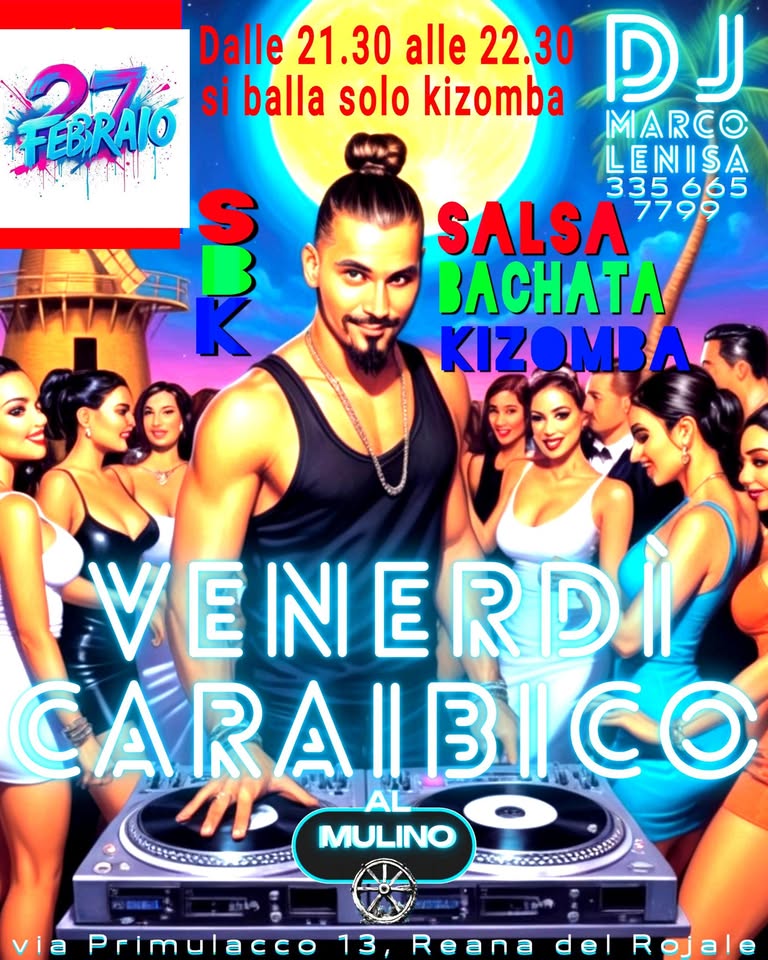 venerdì caraibico - venerdì caraibico - EventiFVG.it