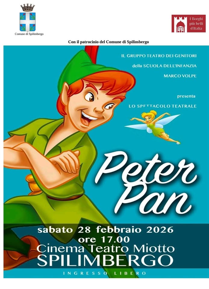 Peter Pan A Teatro - Peter Pan A Teatro - EventiFVG.it