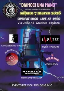 DIAMOCI UNA MANO – serata di beneficenza