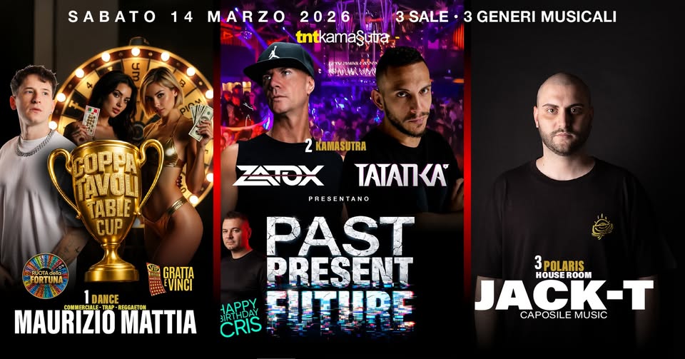 Sabato 14 Marzo 3 Sale: TATANKA & ZATOX + TABLE CUP + JACK T - Sabato 14 Marzo 3 Sale: TATANKA & ZATOX + TABLE CUP + JACK T - EventiFVG.it