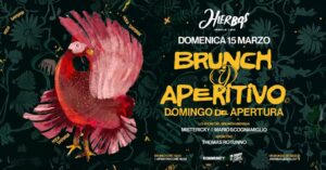 15.03 – BRUNCH y APERITIVO – DOMINGO DE APERTURA