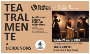 A Cordenons Compagnia Cibìo presenta VENTO DALL’EST – la vera storia di Mary Poppins