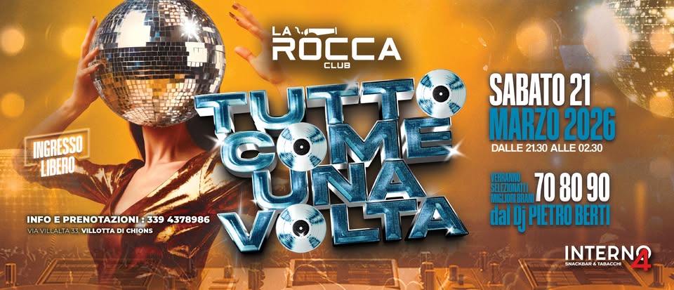 โจ๐ถ TUTTO COME UNA VOLTA ! ๐ถโจ - Sabato 21 Marzo 2026 - โจ๐ถ TUTTO COME UNA VOLTA ! ๐ถโจ - Sabato 21 Marzo 2026 - EventiFVG.it