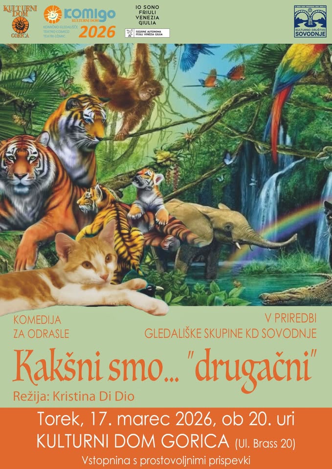 KAKŠNI SMO…DRUGAČNI - Komigo 2026 - EventiFVG.it
