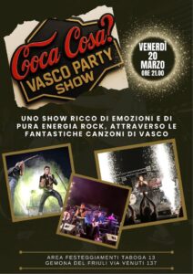 Coca Cosa? Live AREA FESTEGGIAMENTI TABOGA – GEMONA