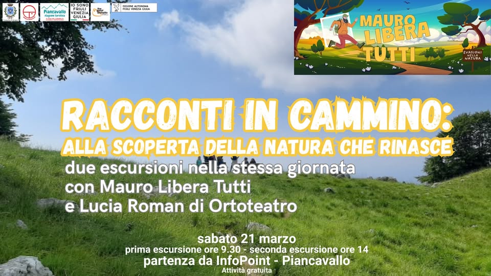A Piancavallo Racconti in cammino: alla scoperta della natura che rinasce - EventiFVG.it
