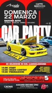 CAR PARTY ANNIVERSARY Caffè Barocco