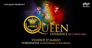 6 Pence “Queen Experience” LIVE @ Pordenone – Auditorium Concordia