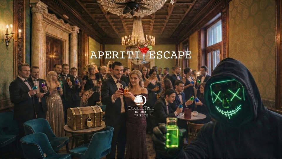 🎭 Aperitivescape | Apericena & Live Escape Game | DoubleTree by Hilton Trieste - EventiFVG.it