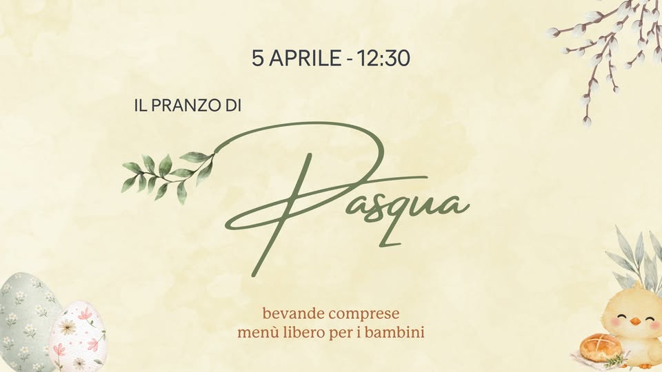 Pranzo di Pasqua ๐ฃ๐ฅ - Pranzo di Pasqua ๐ฃ๐ฅ - EventiFVG.it