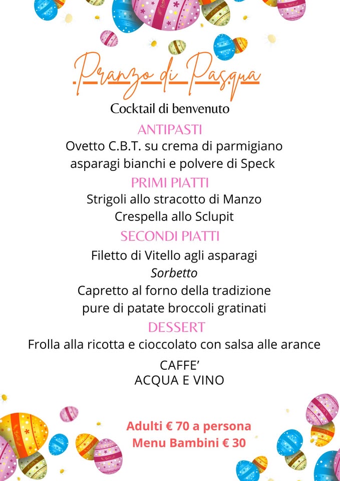 Pranzo di Pasqua 2026 - EventiFVG.it