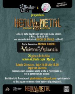 Rock, Bubbles & Dice FVG: l’evento che unisce gioco da tavolo e metal a Udine