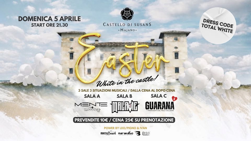 White In the Castle • Castello di Susans • 5.04.2026 - EventiFVG.it