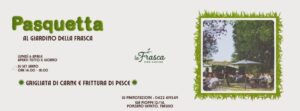 ๐PASQUETTA alla Frasca – Ponzano Veneto, TV