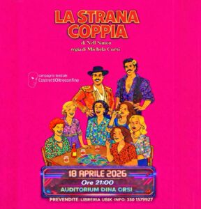 Prima Teatrale LA STRANA COPPIA
