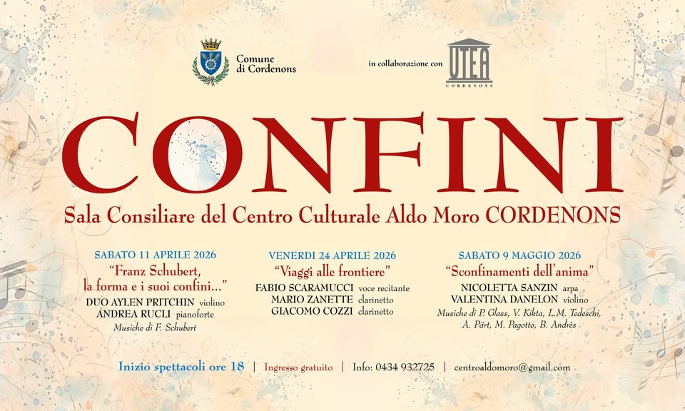 A Cordenons concerto Franz Schubert, la forma e i suoi confini… - EventiFVG.it
