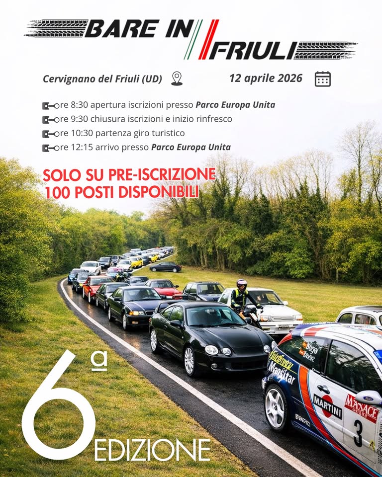 6° Incontro Primaverile di Veicoli Storici e Sportivi - EventiFVG.it