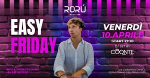VENERDì 10.04 | EASY FRIDAY | RORÙ MUSIC BAR