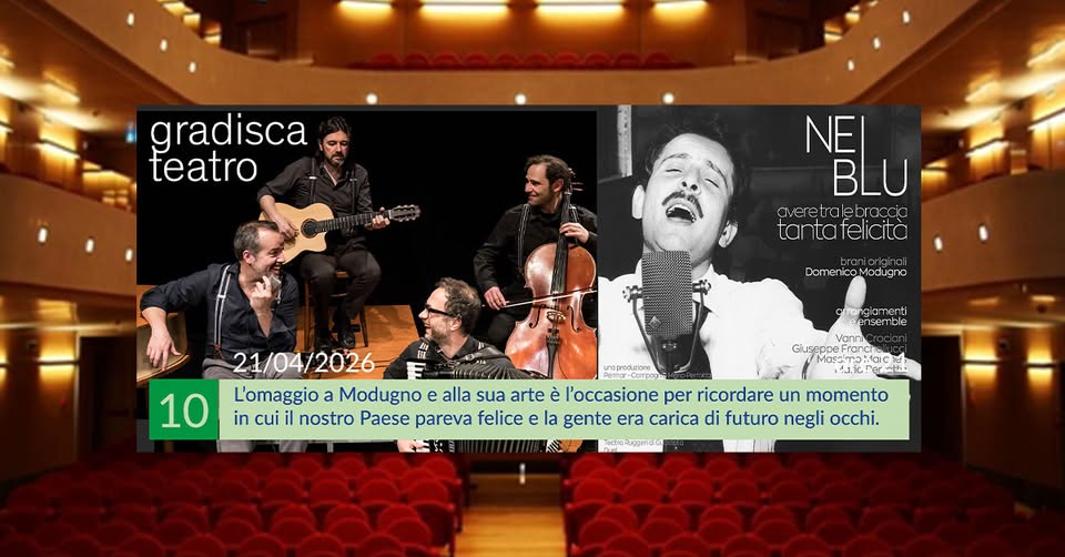 NEL BLU - Avere tra le braccia tanta felicità - EventiFVG.it