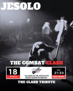 The Combat Clash – The Clash Tribute ->Live Drink – Food & Good Music