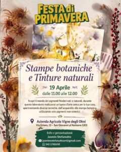 🌸 Stampe Botaniche & Tinture Naturali 🌿 | Festa di Primavera