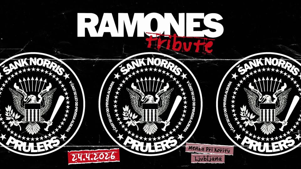 24.4. RAMONES Tribute w/ Prulers & Šank Norris - Menza pri Koritu - EventiFVG.it