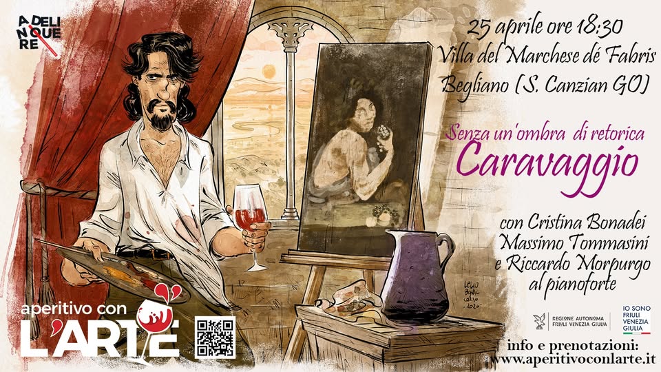 Caravaggio, senza un'ombra di retorica - Aperitivo con l'Arte - EventiFVG.it