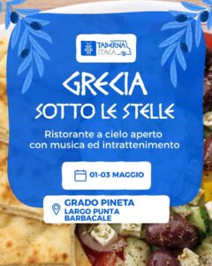 🇬🇷 Agorà – La Grecia sotto le Stelle a Grado Pineta 🇬🇷