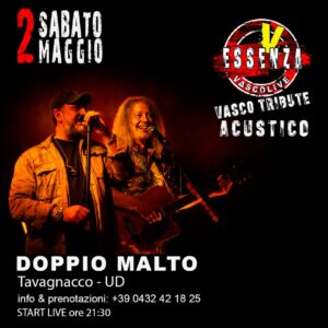 ESSENZA VascoLive @ Doppio Malto – Concerto Live Tributo Vasco Rossi