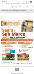 Sagra di San Marco 2026