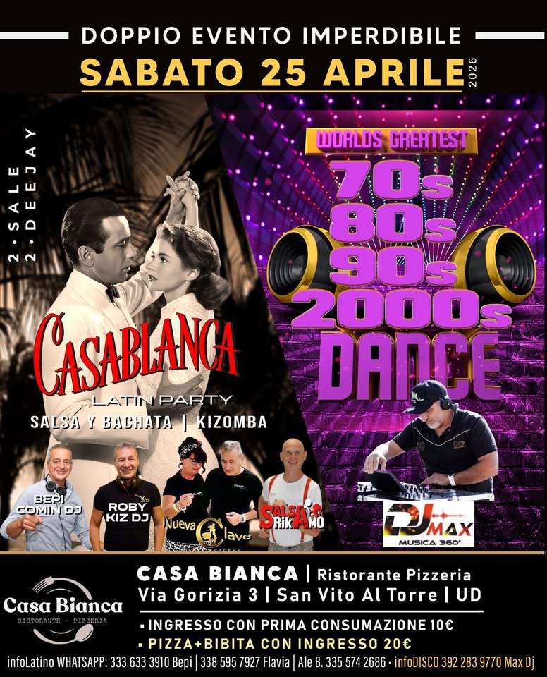Commerciallatin night - EventiFVG.it