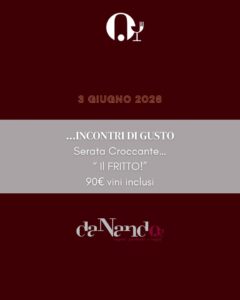 IL FRITTO – Incontri di Gusto