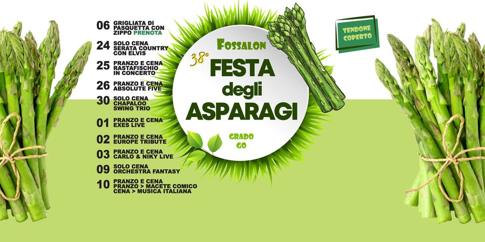 Festa degli Asparagi 2026 a Fossalon - EventiFVG.it