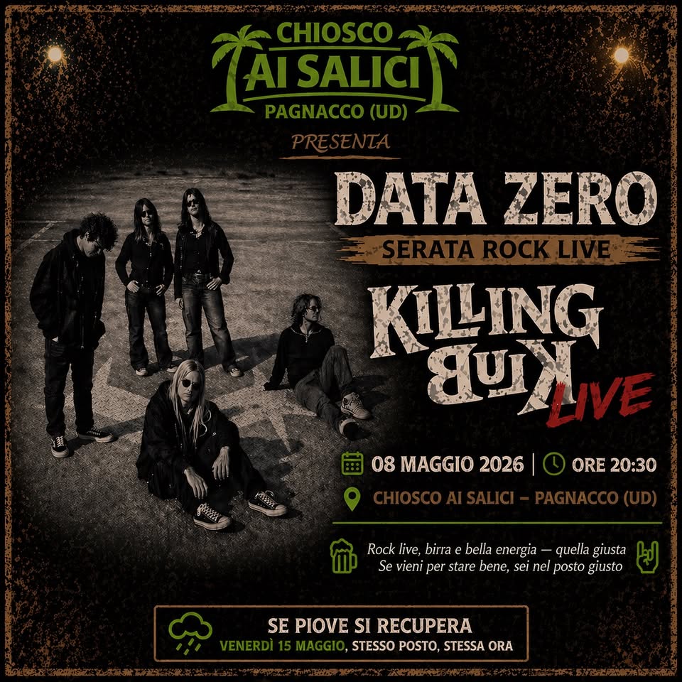 DATA ZERO con i Killing Klub | Chiosco Ai Salici - EventiFVG.it