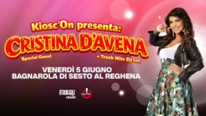 CRISTINA D’AVENA | Kiosc’ON 2026