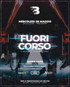 B Club – Fuoricorso il Mercoledi universitario – 06 Maggio 2026