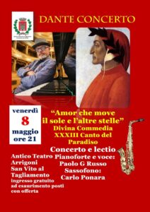 DANTE CONCERTO “Amor che move il sole e l’altre stelle”